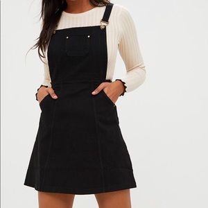 PLT Black Overall Dress